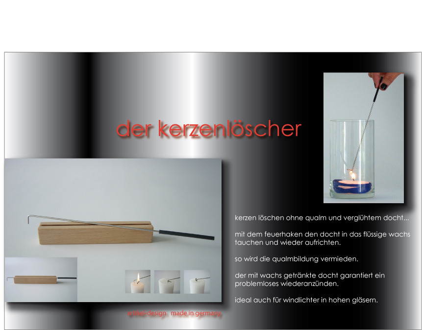 BGCTM Kerzenlöscher Royal - Metall Löschglocke Mit Perlen Türkis & Gold